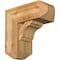 Ekena Millwork Olympic Craftsman Rough Sawn Bracket w/ Offset Brace, Western Red Cedar, 8"W x 18"D x 18"H BKT0806X18X18OLY04RWR - alternate 1
